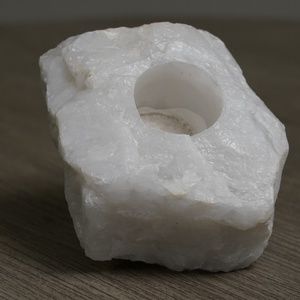 Crystal Quartz Candle Holder